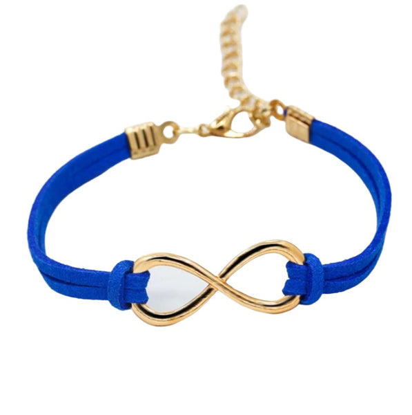 Blue Infinity Bracelet