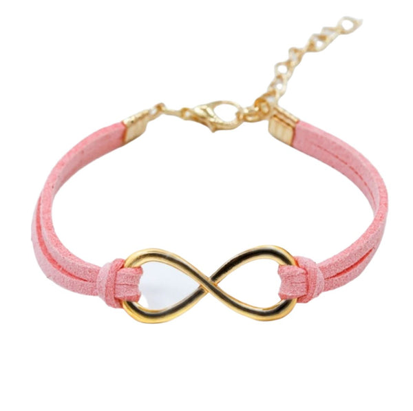 Pink Infinity Bracelet