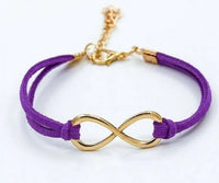 Purple Infinity Bracelet