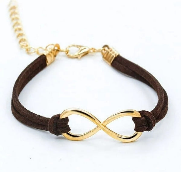 Brown Infinity Bracelet