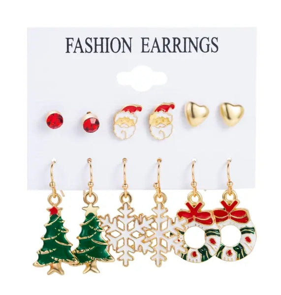 Wreath Earring Set