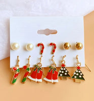 Xmas Tree Earring Set