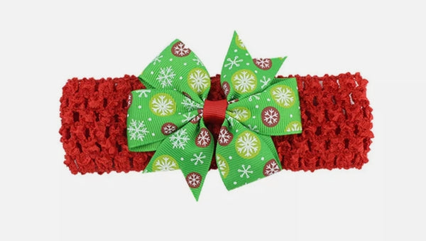 Red Baby Headband - Snow