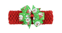 Red Baby Headband - Snowman