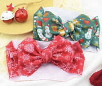 Red Snowflake Baby Headband