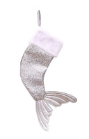 Silver Mermaid Stocking