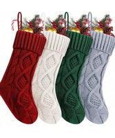 Green Knitted Stocking