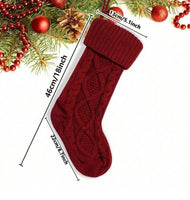 Green Knitted Stocking