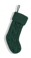 Green Knitted Stocking