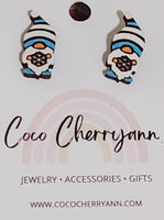Gnome Snowflake Earrings