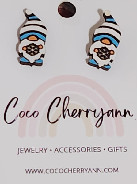 Gnome Snowflake Earrings