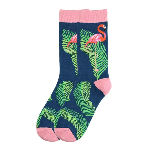Tropical Flamingo Socks