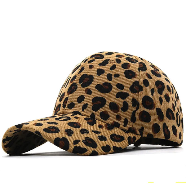 Leopard Corduroy Hat