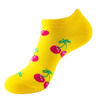 Yellow Cherry Socks