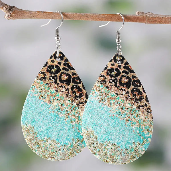 Leopard Beach Earrings