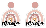 Pink Rainbow Mama Earrings