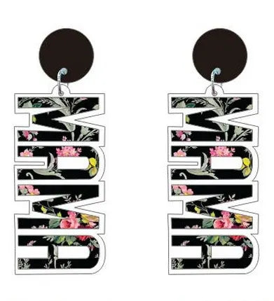Tropical Flower Mama Earrings