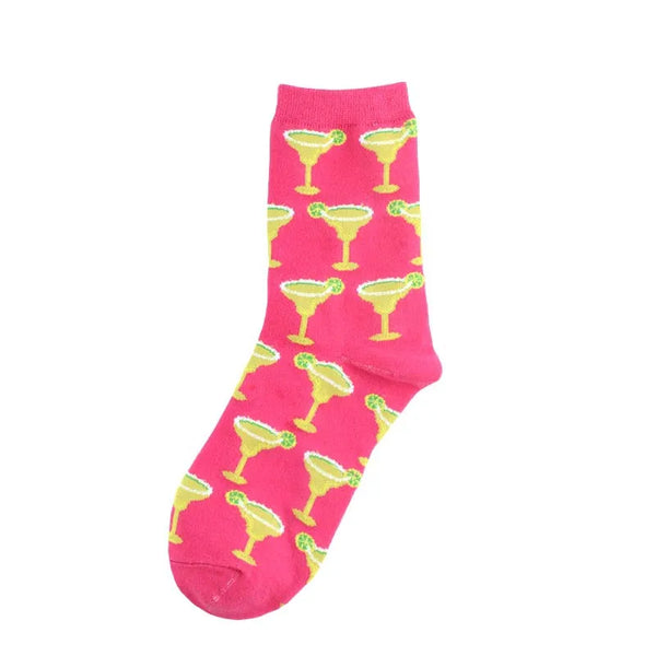 Pink Margarita Socks
