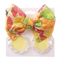 Citrus Baby Headband & Sunglasses