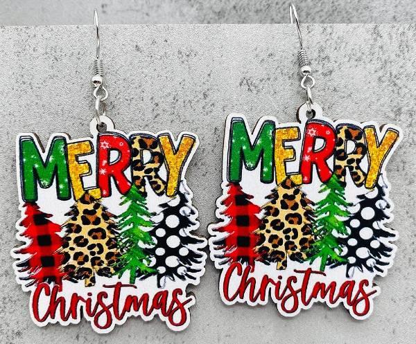 Merry Christmas Earrings