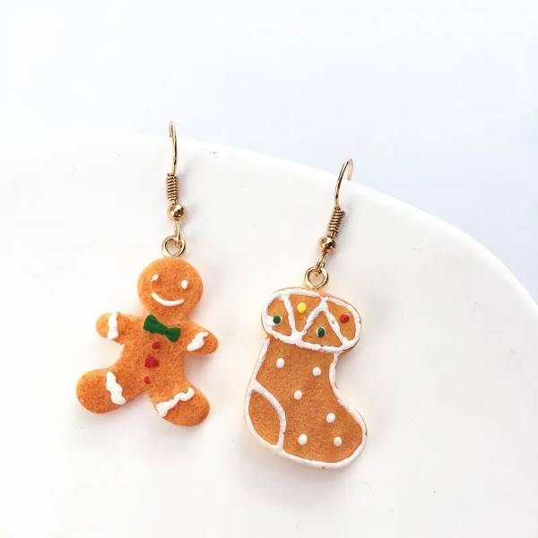 Gingerbread & Stocking Earrings