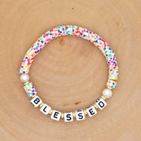 Pixelated Blessed Bracelet