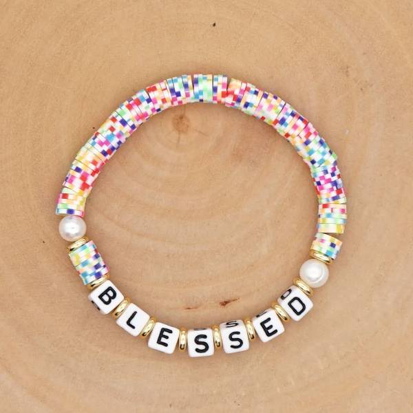 Pixelated Blessed Bracelet