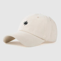 Off White Marijuana Hat