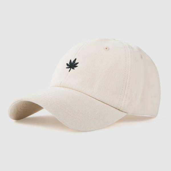 Off White Marijuana Hat