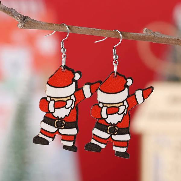 Santa Dab Earrings