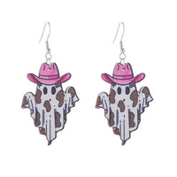 Cowgirl Ghost Earrings
