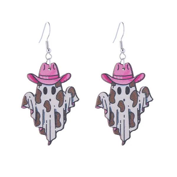 Cowgirl Ghost Earrings