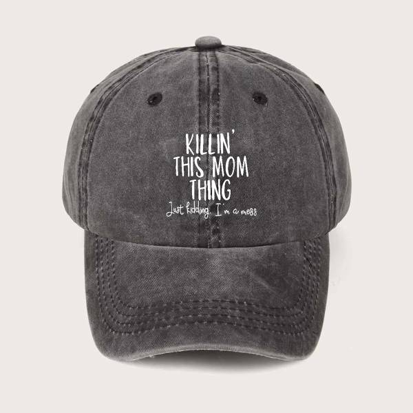 Killin' This Mom Thing Hat - Black