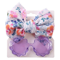 Floral Baby Headband & Sunglasses