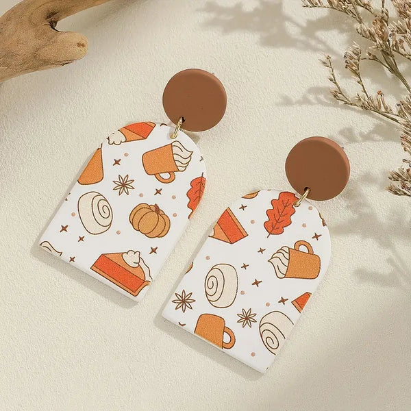 Pumpkin Spice Earrings
