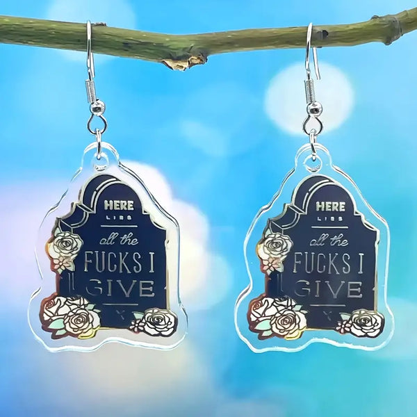 Tombstone Earrings