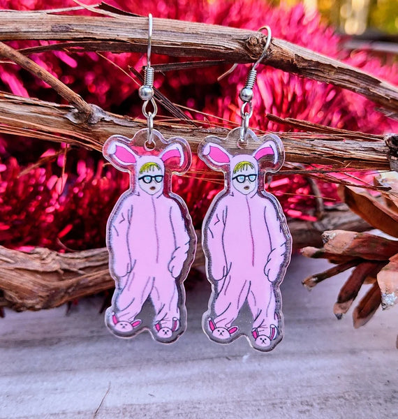 Ralphie Bunny Suit Earrings