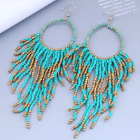 Turquoise Seed Bead Dangles