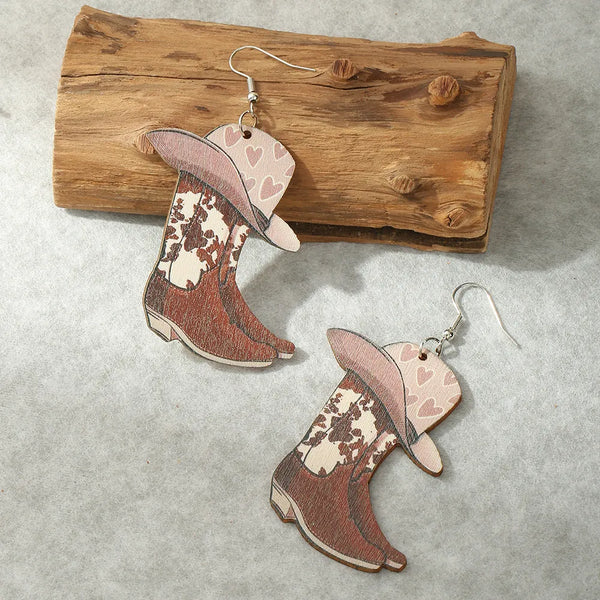 Cowgirl Boot Earrings