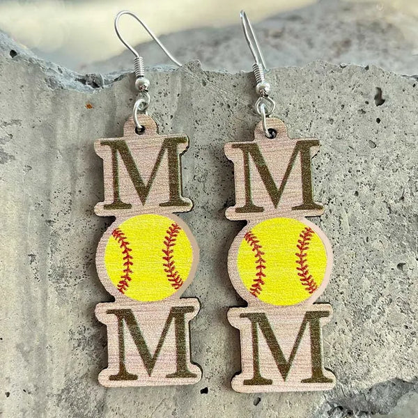 Softball Mom Earrings