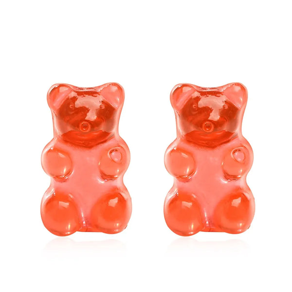 Red Gummy Bear Earrings