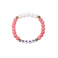 Pink Marble Mama Bracelet