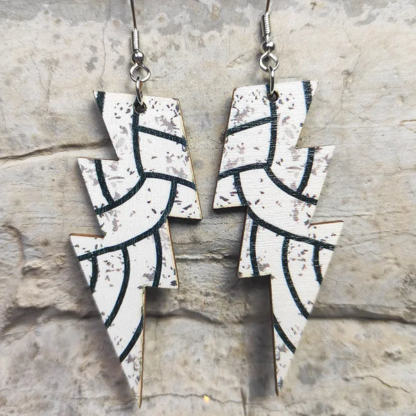 Volleyball Lightning Bolt Earrings