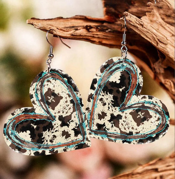 Western Heart Earrings