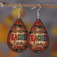 Best Teacher Ever Earrings