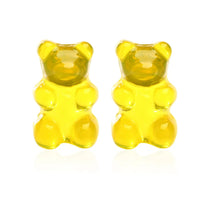 Yellow Gummy Bear Earrings