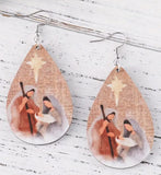 Nativity Christmas Earrings