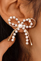Pearl Bow Earrings