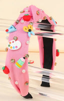 Kids Pink School Headband
