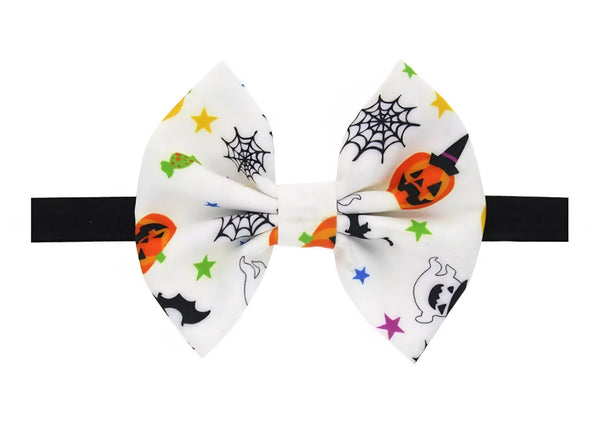 White Halloween Baby Headband